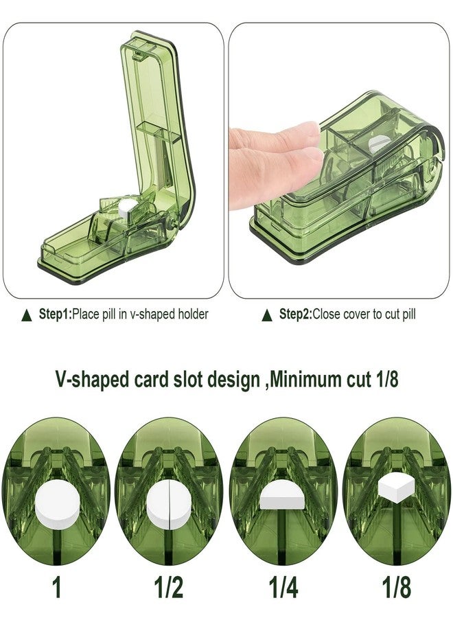 Minitul 1PCS Pill Cutter, Professional Pill Splitter for Cutting Small Pills or Large Pills in Half - Image 4